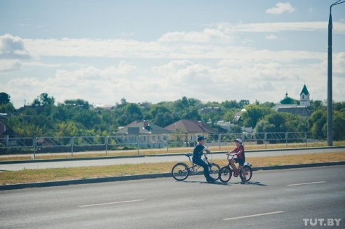 «Накататься вдоволь»: в Гомеле прошла первая велосуббота