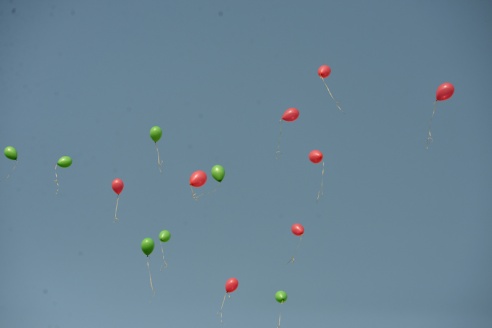 В Советском районе участников школьной линейки окропили святой водой