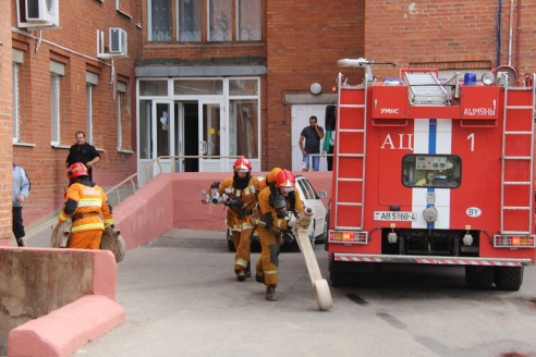 В Ошмянах прошла учебная эвакуация