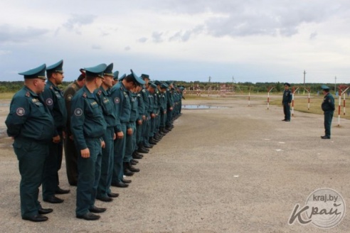 В Вилейке выбрали лучшего водителя подразделений по ЧС Минской области (ФОТО)