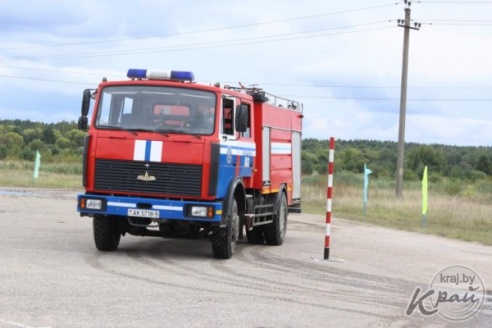 В Вилейке выбрали лучшего водителя подразделений по ЧС Минской области (ФОТО)