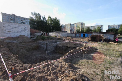 Парк в Горках вырубают ради гаражей