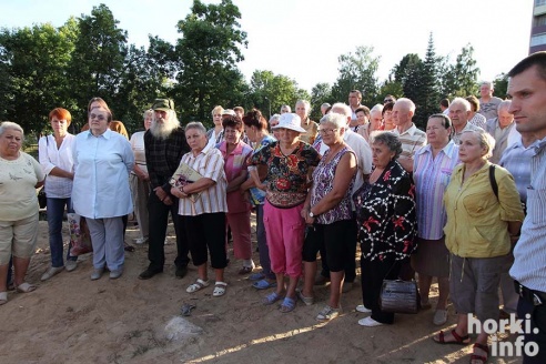Парк в Горках вырубают ради гаражей