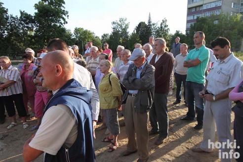 Парк в Горках вырубают ради гаражей