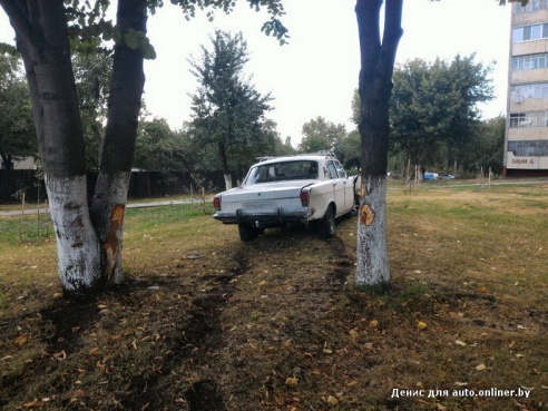 Водитель на ГАЗ-24 вылетел с дороги, закрыл машину и ушел по делам