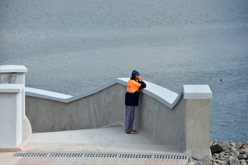 Композиция «Маяк» уже установлена на обновленной набережной (фото)