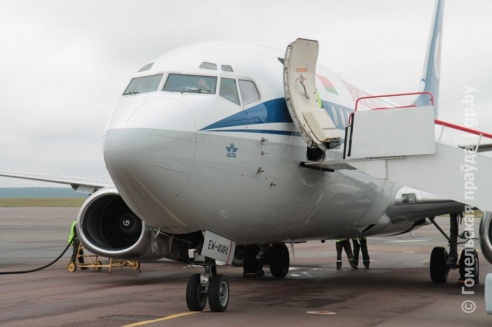 Аэропорт Гомель принял последний в этом курортном сезоне борт
