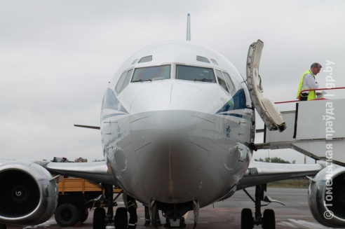 Аэропорт Гомель принял последний в этом курортном сезоне борт
