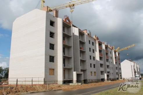 Строительство первого арендного дома в Вилейке приостановлено (ФОТО)