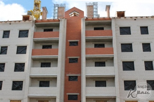 Строительство первого арендного дома в Вилейке приостановлено (ФОТО)