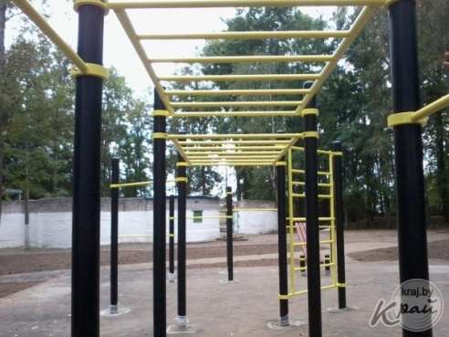 Площадку для воркаута откроют в Вилейке 26 сентября (ФОТО)