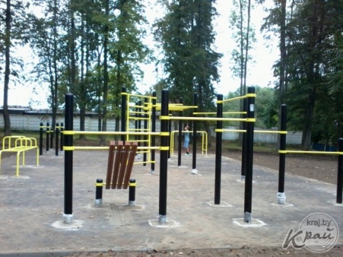 Площадку для воркаута откроют в Вилейке 26 сентября (ФОТО)