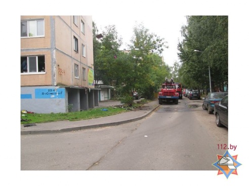 На пожаре в Витебске погибла малолетняя девочка