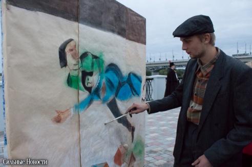 Рыцарские бои, танцы, пионерские песни и файер-шоу — в Гомеле открыли «Маяк» и новую набережную