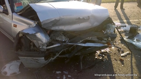 В Гомельском районе лоб в лоб столкнулись «Лада» и Volkswagen Golf. Есть пострадавшие (фото)