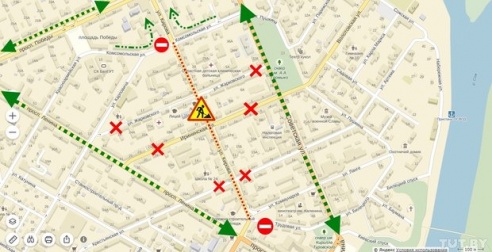 В Гомеле почти на месяц перекроют часть одной из центральных улиц