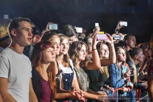 В Гомеле с концертом выступила группа «Сплин»