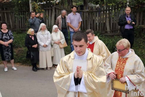 Горацкія каталікі асвяцілі новую капліцу. ФОТА