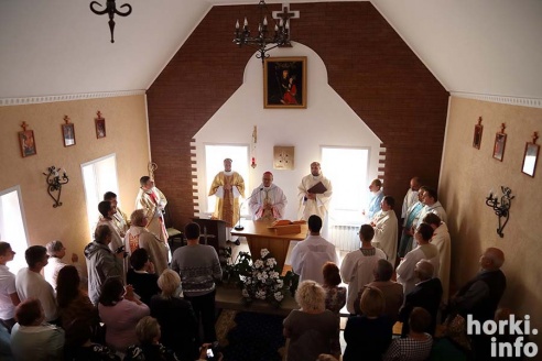 Горацкія каталікі асвяцілі новую капліцу. ФОТА