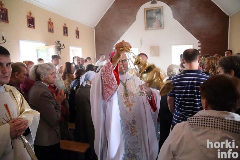 Горацкія каталікі асвяцілі новую капліцу. ФОТА