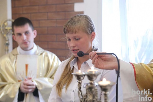 Горацкія каталікі асвяцілі новую капліцу. ФОТА