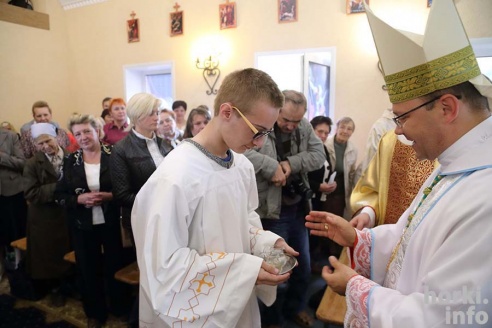 Горацкія каталікі асвяцілі новую капліцу. ФОТА