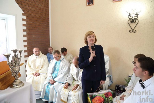 Горацкія каталікі асвяцілі новую капліцу. ФОТА