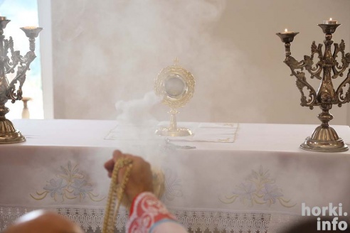 Горацкія каталікі асвяцілі новую капліцу. ФОТА