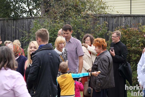 Горацкія каталікі асвяцілі новую капліцу. ФОТА