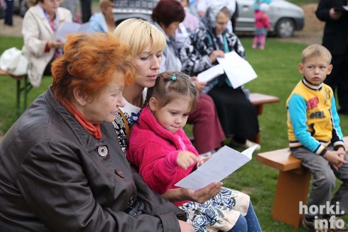 Горацкія каталікі асвяцілі новую капліцу. ФОТА