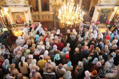 ФОТОРЕПОРТАЖ: Сотни верующих пришли на празднование 150-летия храма Преподобной Марии Египетской в Вилейке