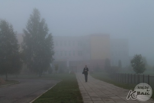 ФОТОФАКТ: Туманное утро в Вилейке