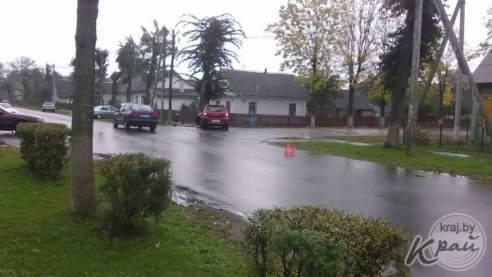 ФОТОФАКТ: Два легковых автомобиля пострадали в аварии в Вилейке