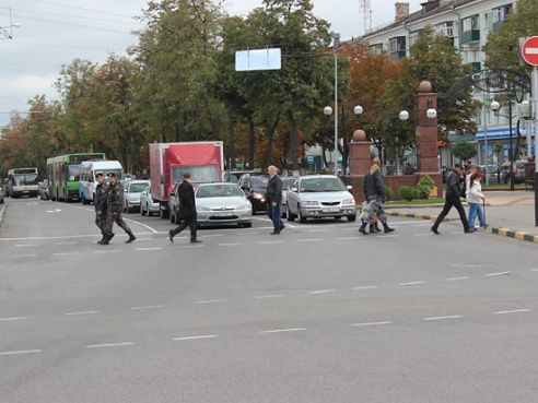 На проспекте Победы образовался транспортный коллапс (фото)