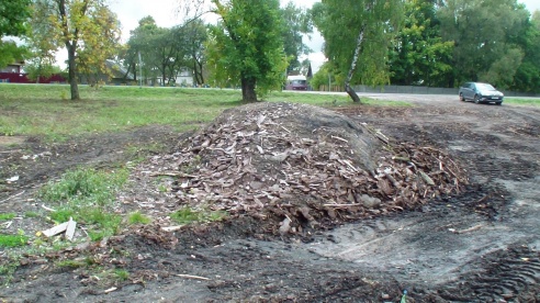 Трассу чистят, лес загрязняют