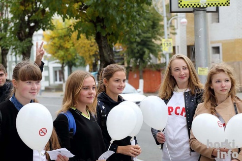 В Горках прошла акция "Молодежь против алкоголя"