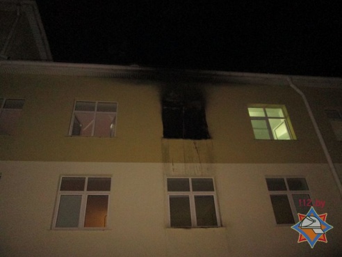 В Витебске произошел пожар в больнице скорой помощи