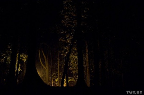 Как выглядит центральный гомельский парк вечером