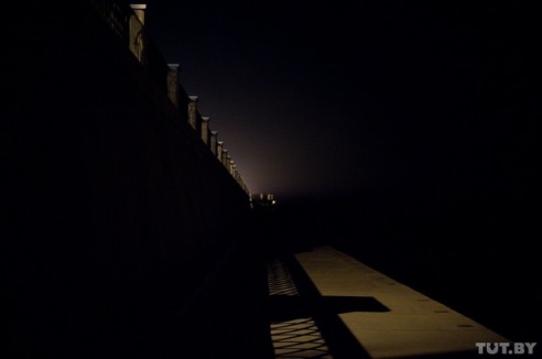 Как выглядит центральный гомельский парк вечером