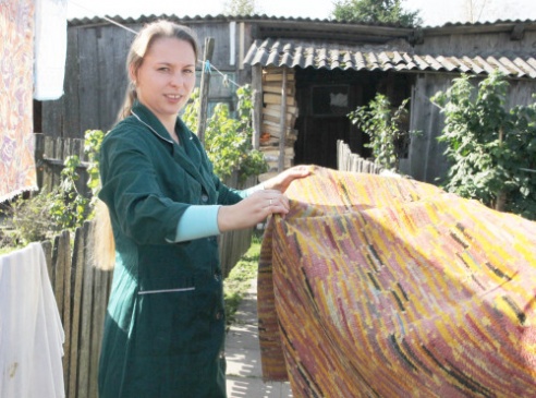 Корреспондент районной газеты «Голас Касцюкоушчыны» работала социальным работником (+ фото)