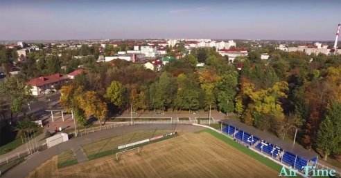 Слуцк. Аэросъёмка с квадрокоптера. Видео