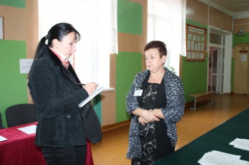 Около 90 % избирателей пришли на участок для голосования № 4 в Костюковичах (+ фото)