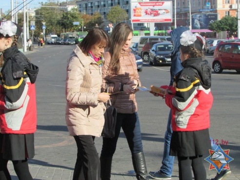 В Гомеле на Привокзальной площади возвели макет печи