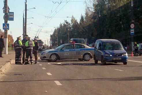 В Витебске пикап сбил двух девушек