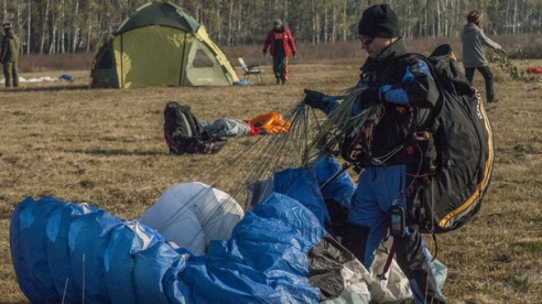 В Гомеле прошел чемпионат Беларуси по парапланеризму (фото)