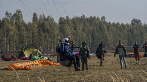 В Гомеле прошел чемпионат Беларуси по парапланеризму (фото)