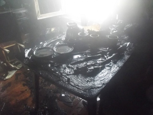 Гарэў дом на Маладзечаншчыне, папярэдняя прычына – складванне рэчаў каля печы