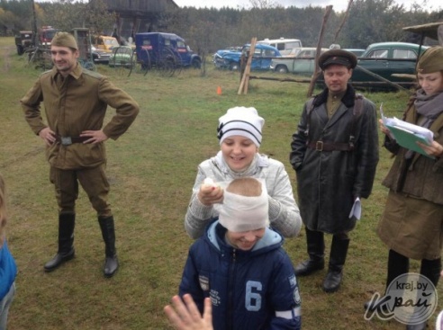 Вилейские гимназисты побывали в палаточном лагере времен Великой Отечественной войны (ФОТО)