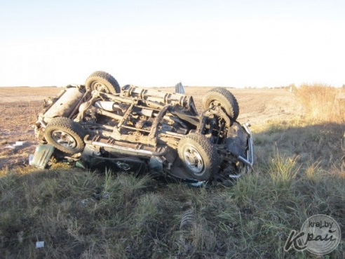 В Вилейском районе семья с годовалыми детьми перевернулась на «Хундай» – женщина скончалась на месте (ФОТО)