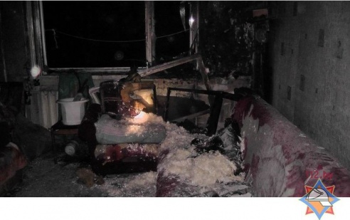 При пожаре в общежитии эвакуировано 80 человек